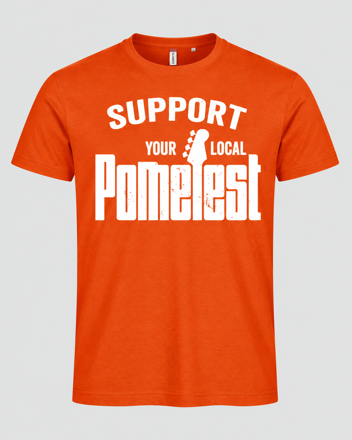 Basic T-Paita "Support your Local"
