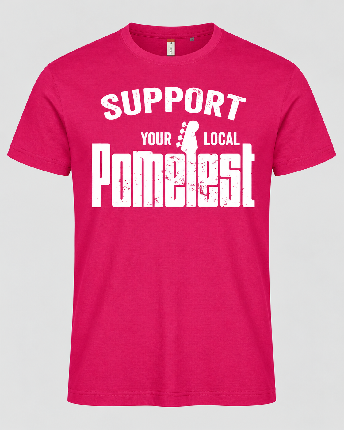 Basic T-Paita "Support your Local"