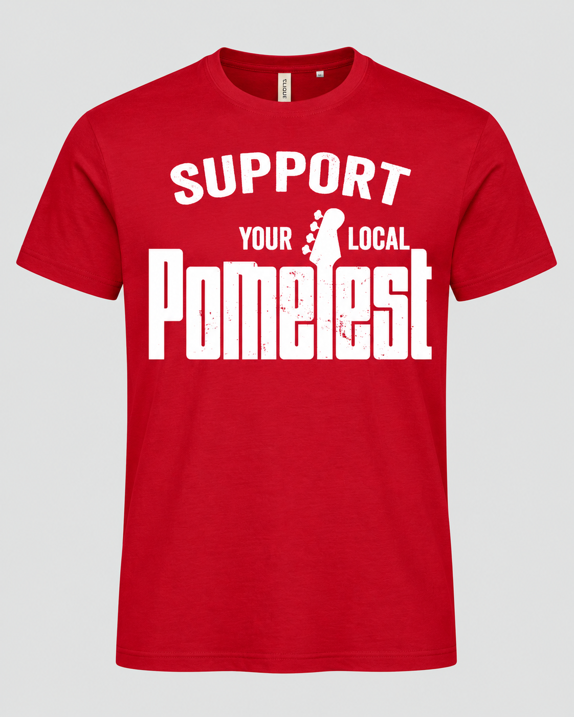 Basic T-Paita "Support your Local"