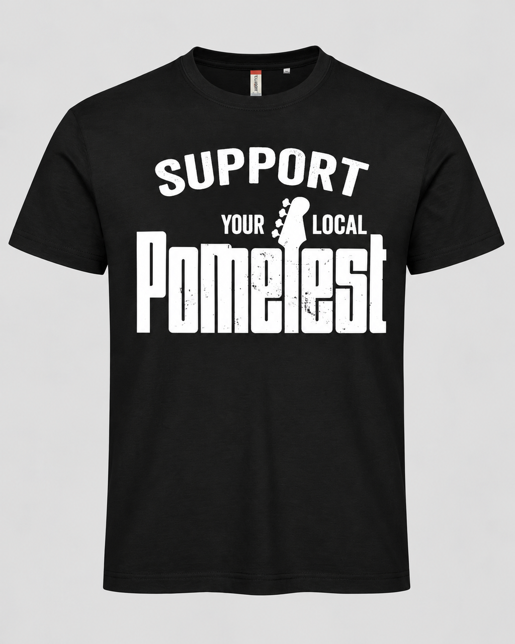 Basic T-Paita "Support your Local"
