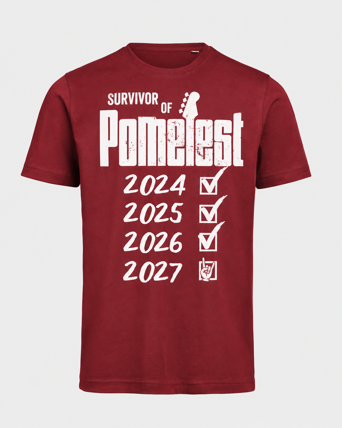 Premium T-Paita "Survivor of PomeFest"